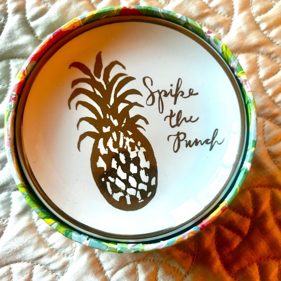 Lilly Pulitzer Ceramic Coasters Set - Blue, Green, Pink - Picture 6 of 7